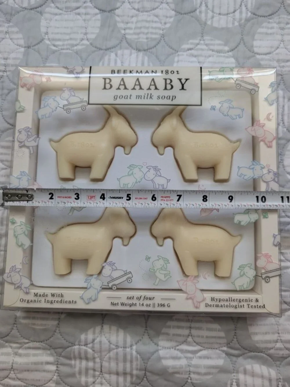 Beekman 1802 Baaaby goat Milk Bar Soap 4-piece Set for Sensitive Skin Organic